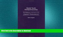 FAVORIT BOOK Social Youth Entrepreneurship: The Potential for Youth and Community Transformation