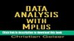 Ebook Data Analysis with Mplus Free Online