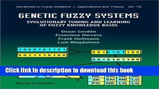 Ebook Genetic Fuzzy Systems Full Online