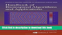 Books Handbook of Bioinspired Algorithms and Applications (Chapman   Hall/CRC Computer and