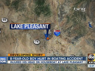 8-year-old boy hurt in boating accident