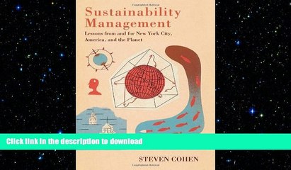 DOWNLOAD Sustainability Management: Lessons from and for New York City, America, and the Planet