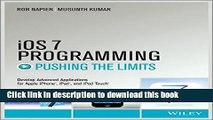 [Read PDF] iOS 7 Programming Pushing the Limits: Develop Advance Applications for Apple iPhone,