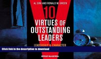 READ PDF Ten Virtues of Outstanding Leaders: Leadership and Character (Foundations of Business