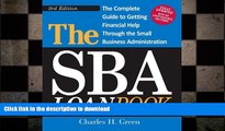FAVORIT BOOK The SBA Loan Book: The Complete Guide to Getting Financial Help Through the Small
