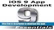 Ebook iOS 9 App Development Essentials: Learn to Develop iOS 9 Apps Using Xcode 7 and Swift 2 Free