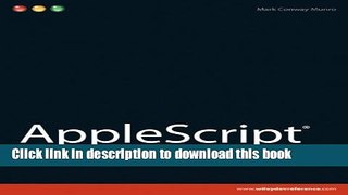 Ebook AppleScript Full Online