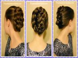 French Braid Tuck, Holiday Updo Tutorial grace hairs-1