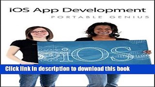 Ebook iOS App Development Portable Genius Free Online