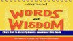 Books Illustrated Words of Wisdom Page-A-Month Desk Easel Calendar 2016 Full Online