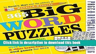 Books 365 Big Word Puzzles Color Page-A-Day Calendar 2016 Free Online