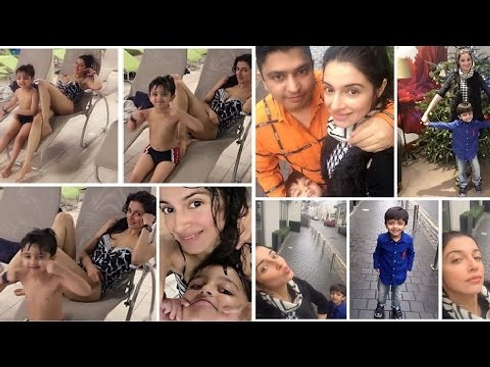 Divya Khosla Kumar With Her Son
