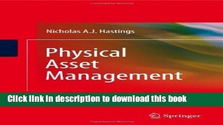 Books Physical Asset Management Free Download