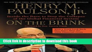 Ebook On the Brink: Inside the Race to Stop the Collapse of the Global Financial System -- With