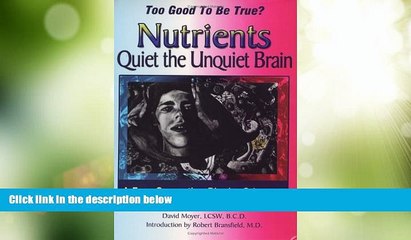 Big Deals  Too Good to be True? Nutrients Quiet the Unquiet Brain--A Four Generation Bipolar