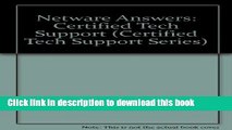[Popular] Book Netware Answers: Certified Tech Support Free Online