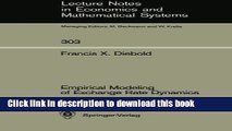 [PDF] Empirical Modeling of Exchange Rate Dynamics (Lecture Notes in Economics and Mathematical