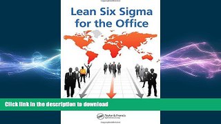 FAVORIT BOOK Lean Six Sigma for the Office (Series on Resource Management) FREE BOOK ONLINE