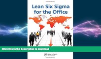 FAVORIT BOOK Lean Six Sigma for the Office (Series on Resource Management) FREE BOOK ONLINE