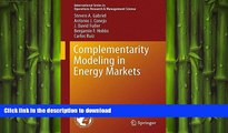 FAVORIT BOOK Complementarity Modeling in Energy Markets (International Series in Operations