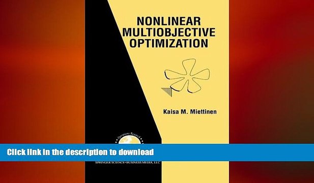 FAVORIT BOOK Nonlinear Multiobjective Optimization (International Series in Operations Research