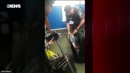 Police find 11 year old boy shoved inside suitcase in Rio