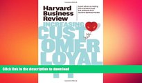 FAVORIT BOOK Harvard Business Review on Increasing Customer Loyalty (Harvard Business Review