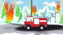 Emergency Vehicles Ambulance with Service Vehicles Tow Truck | Cars & Trucks Cartoons for children