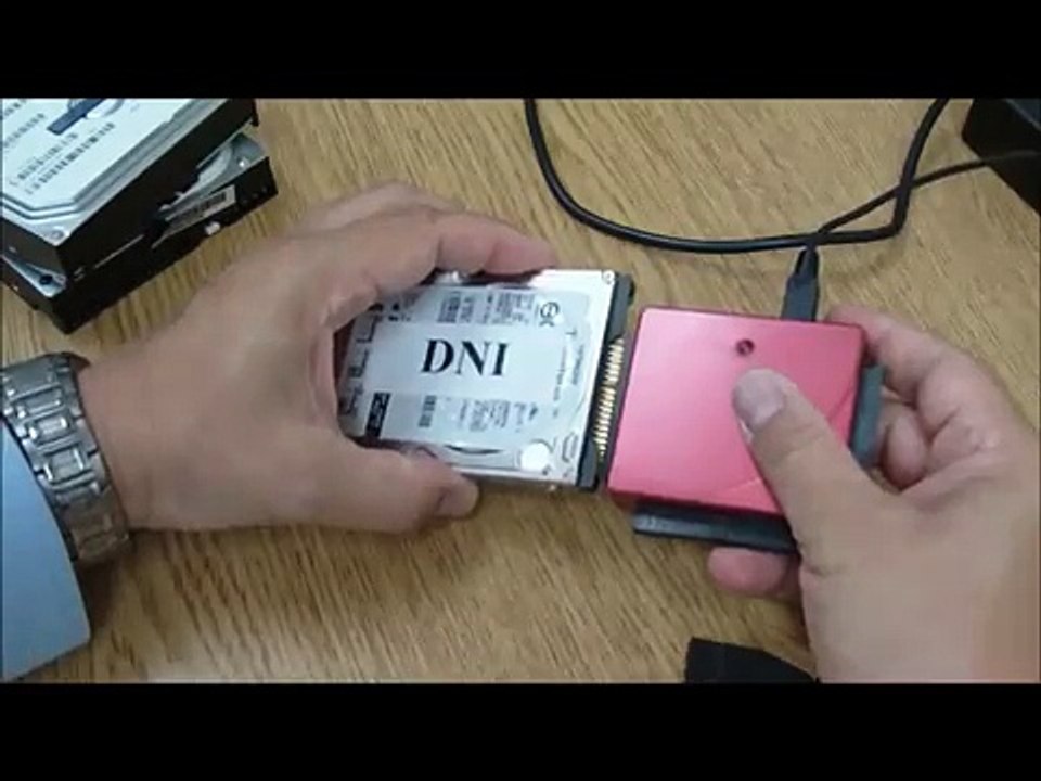 Tech Support- How to connect a hard drive externally through a USB cable + Hard Drive Adapter