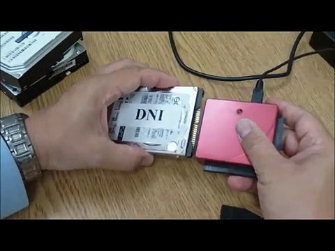 Tech Support- How to connect a hard drive externally through a USB cable + Hard Drive Adapter