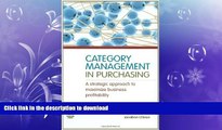 FAVORIT BOOK Category Management in Purchasing: A Strategic Approach to Maximize Business