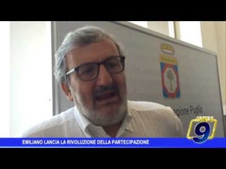 Emiliano lancia la rivoluzione della partecipazione
