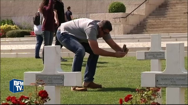 L'ossuaire de Douaumont envahi par des dresseurs de Pokémon