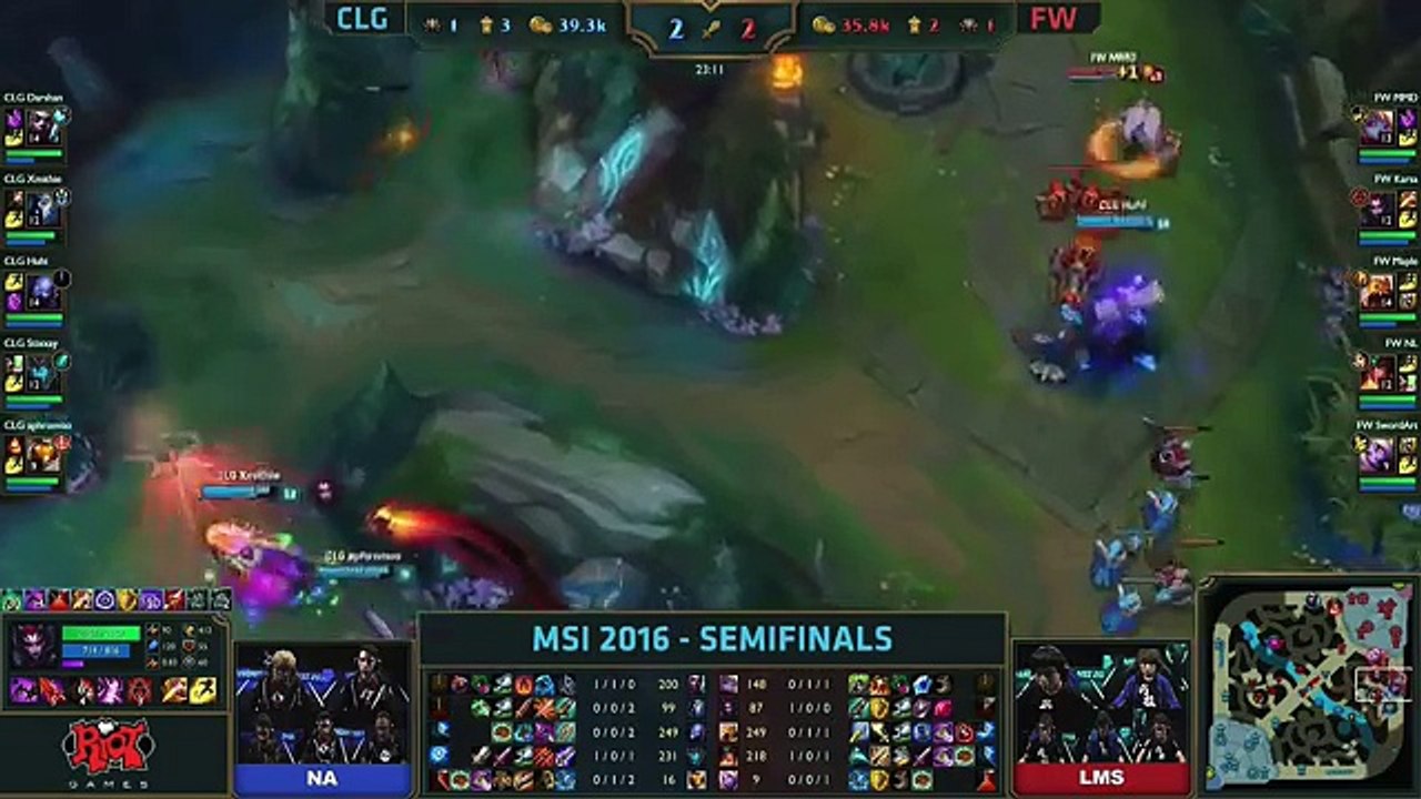CLG vs FW Game 1 - MSI 2016 Mid-Season Invitational Semifinal - Counter Logic Gaming vs Flash Wolves_11