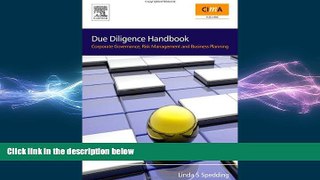 FREE PDF  Due Diligence Handbook: Corporate Governance, Risk Management and Business Planning