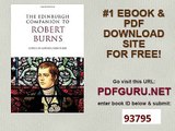 The Edinburgh Companion to Robert Burns Edinburgh Companions to Scottish Literature