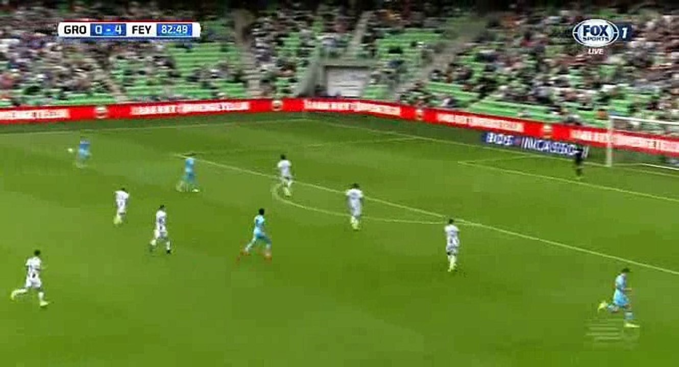 Nicolai Jorgensen Goal - Groningen 0-5 Feyenoord - 07-08-20165