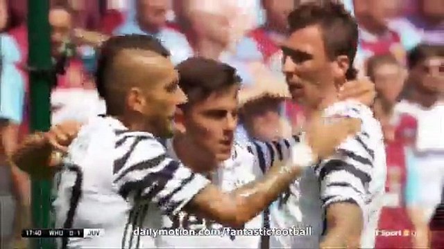 0-1 Paulo Dybala Goal HD - West Ham 0-1 Juventus 07.08.2016 HD