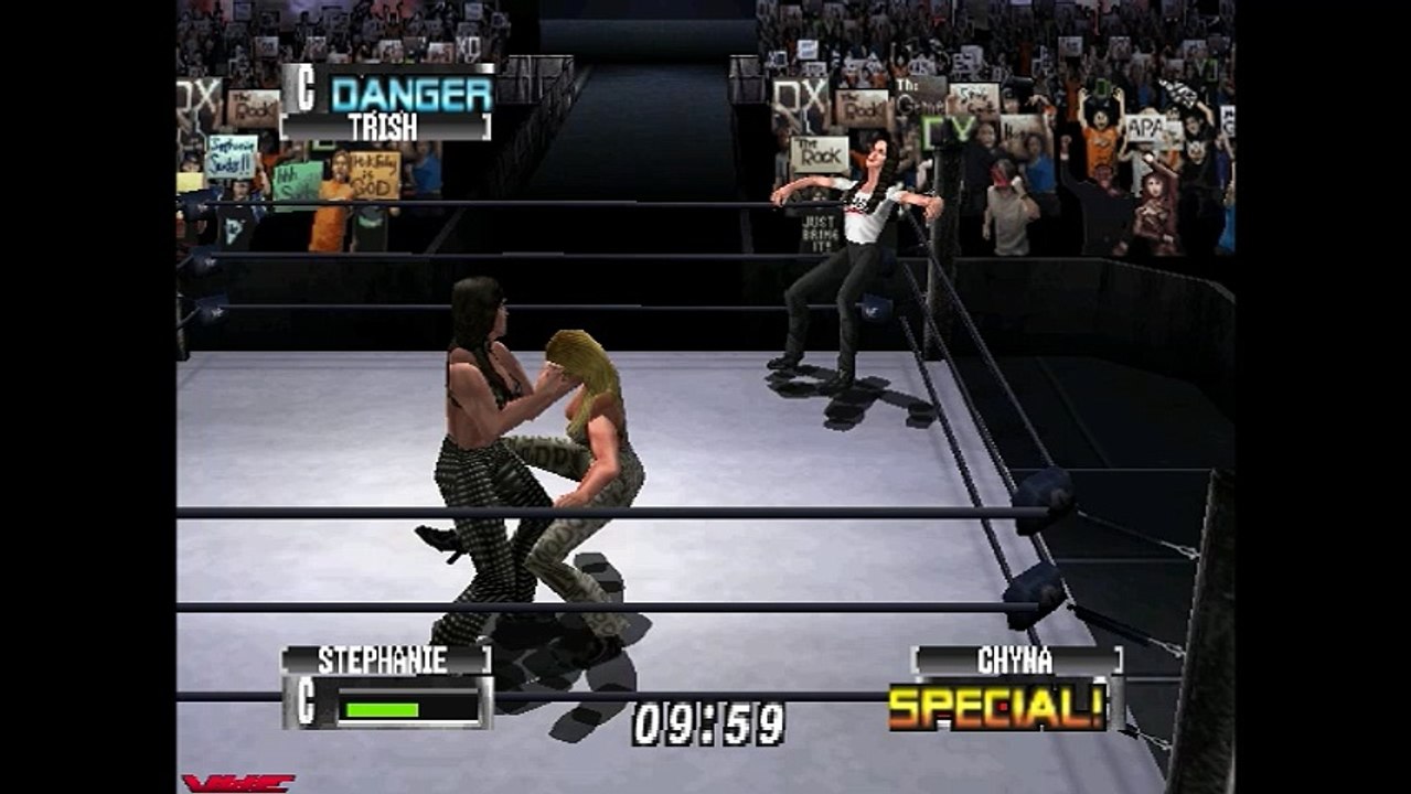WWF No Mercy - Trish Vs. Stephanie Vs. Chyna - Women's Championship