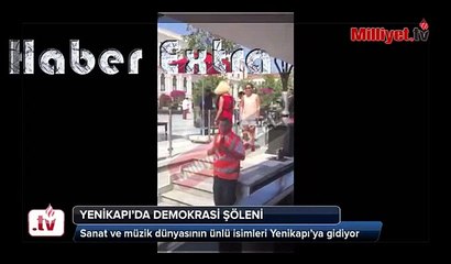 Ünlüler isimler demokrasi mitingine gidiyor
