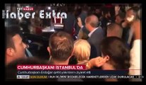 Cumhurbaşkanı Erdoğan İstanbul'da. Megafonu Bilal Erdoğan Tutuyor