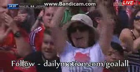 14' D.Brosinski Penalty GOAL - Mainz 0-1 Liverpool 07.08.2016
