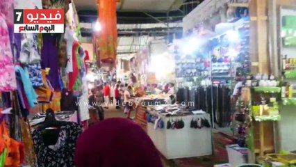 بالفيديو.. سوق ليبيا بمطروح قبلة المصطافين لشراء خيرات الصحراء