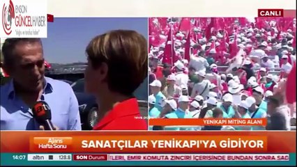 7 Agustos 2016  Sanatçılar Yenikapı Mitingine gidiyor