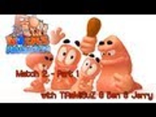 Worms Revolution - Match 2 - Let's Play w/ Jerry & Ben & TiRaMiSuZ & DevilMeteor - Part 1
