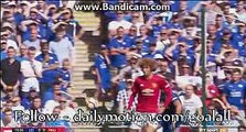 Zlatan Ibrahimovic HORROR FOUL - Leicester City v. Manchester United - Community Shield 07.08.16