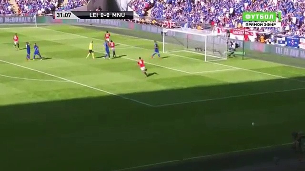 Jesse Lingard Incredible Goal HD - Leicester City 0-1 Manchester United - FA Community Shield - 07/08/2016