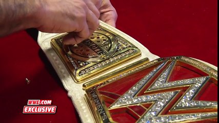 The WWE Women's Title gets personalized like a Boss- Aug. 8, 2016 - YouTube