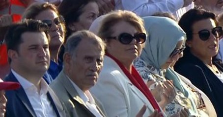 Eski Başbakan Tansu Çiller'de Yenikapı Mitingi'ne Katıldı