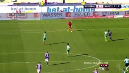 Olarenwaju Kayode Goal - Austria Vienna 1-1 Rapid Vienna - 07-08-2016